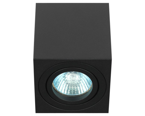 Светильник настенно-потолочный спот ЭРА OL22 BK MR16/GU10, черный, поворотный