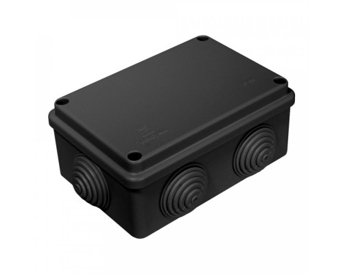 Коробка распределительная 40-0340-9005 для о/п безгалогенная (HF) черная 120х80х50 (64шт/кор) Промрукав