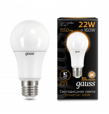 Лампа Gauss LED A70 22W E27 3000K