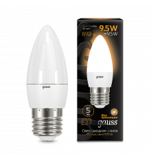 Лампа Gauss LED Candle E27 9.5W 3000К