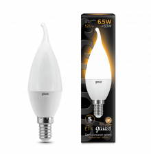 Лампа Gauss LED Candle tailed E14 6.5W 2700K