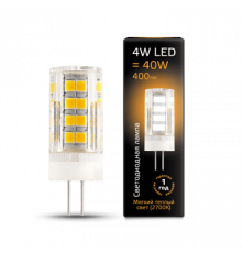 Лампа Gauss LED G4 AC185-265V 4W 2700K керамика