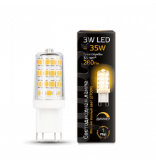 Лампа Gauss LED G9 AC185-265V 3W 2700K диммируемая