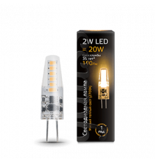 Лампа Gauss LED G4 AC220-240V 2W 2700K