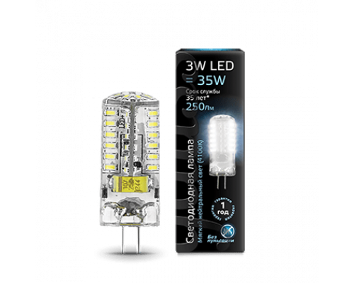Лампа Gauss LED G4 AC150-265V 3W 4100K