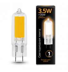 Лампа Gauss LED G4 AC220-240V 3.5W 3000K Glass