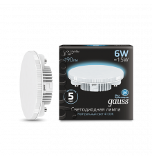 Лампа Gauss LED GX53 6W 4100K