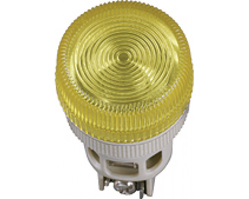 Лампа ENR-22 сигнальная d22мм белый неон/230В цилиндр TDM