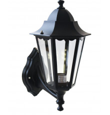 Светильник 6100-01 садово-парковый шестигранник, 100Вт, вверх, черный TDM