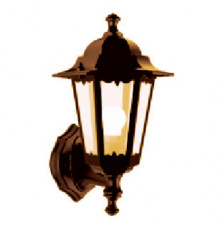 Светильник 6100-11 садово-парковый шестигранник, 100Вт, вверх, бронза TDM