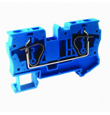 Зажим клеммный безвинтовой (ЗКБ) 2,5 мм2 31А синий TDM