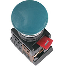 Кнопка ANE-22 "Грибок"с фиксацией красный d22мм неон/230В 1з+1р TDM