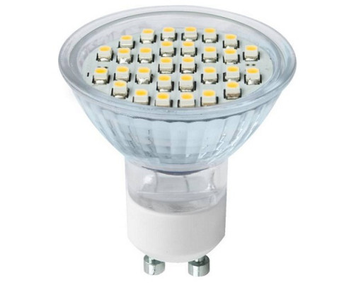 Лампа светодиодная PAR16-3 Вт-220 В -3000 К–GU 10 SMD TDM