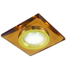 Светильник встраиваемый СВ 03-02 MR16 50Вт G5.3 коричневый/золото TDM