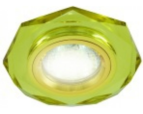 Светильник встраиваемый СВ 03-04 MR16 50Вт G5.3 жёлтый/золото TDM