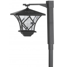 SL-PL155-PST ЭРА Садовый светильник на солнечной батарее, пластик, черный, 155 см
