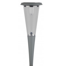 SL-AL50 ЭРА Садовый светильник на солнечной батарее, алюминий, серый, 50 см
