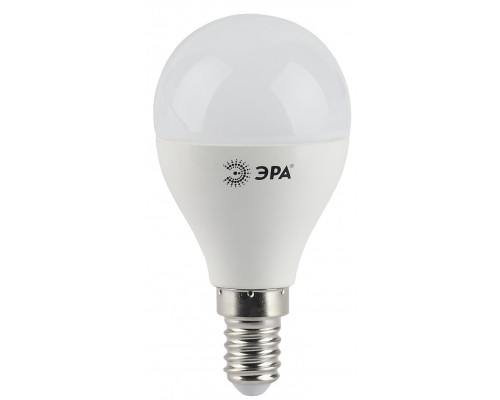 LED P45-5W-840-E14 ЭРА (диод, шар, 5Вт, нейтр, E14)