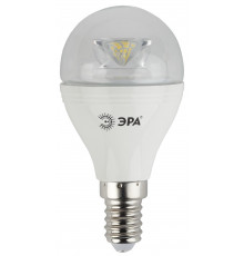 Лампочка светодиодная ЭРА LED P45-7W-827-E14-Clear E14 / Е14 7Вт шар теплый белый свет
