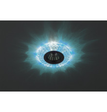 DK LD2 SL/BL+WH Светильник ЭРА декор cо светодиодной подсветкой (голубой+белый), прозрачный