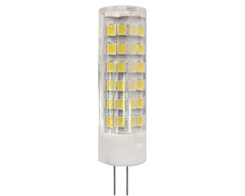 Лампочка светодиодная ЭРА STD LED JC-7W-220V-CER-840-G4 G4 7Вт керамика капсула нейтральный белый свет