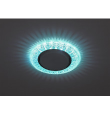 DK LD22 BL/WH Светильник ЭРА декор cо светодиодной подсветкой Gx53, голубой