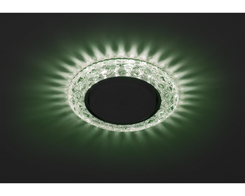 DK LD24 GR/WH Светильник ЭРА декор cо светодиодной подсветкой Gx53, зеленый