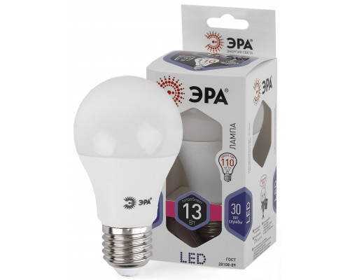 Лампочка светодиодная ЭРА STD LED A60-13W-860-E27 E27 / Е27 13 Вт груша холодный дневной свет