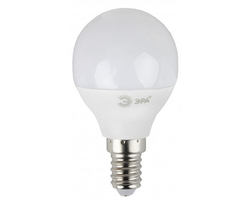 Лампочка светодиодная ЭРА STD LED P45-7W-860-E14 E14 / Е14 7Вт шар холодный дневной свет