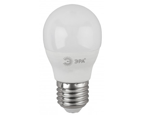 Лампочка светодиодная ЭРА STD LED P45-7W-860-E27 E27 / Е27 7Вт шар холодный дневной свет