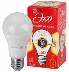 ECO LED A60-16W-827-E27 ЭРА (диод, груша, 16Вт, тепл, E27)