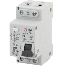 ЭРА Pro Автоматический выключатель дифференциального тока NO-902-138 АВДТ2 C32А  30мА 1P+N тип AC