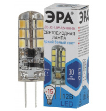 Лампочка светодиодная ЭРА STD LED JC-1,5W-12V-840-G4 G4 1,5Вт капсула нейтральный белый свет