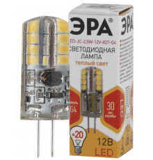 Лампочка светодиодная ЭРА STD LED JC-2,5W-12V-827-G4 G4 2,5Вт капсула теплый белый свет