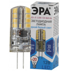 Лампочка светодиодная ЭРА STD LED JC-2,5W-12V-840-G4 G4 2,5Вт капсула нейтральный белый свет