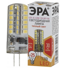 Лампочка светодиодная ЭРА STD LED JC-3,5W-12V-827-G4 G4 3,5Вт капсула теплый белый свет