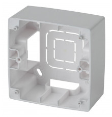 12-6101-03 ЭРА Коробка наклад. монтажа 1 пост, Эра12, алюминий