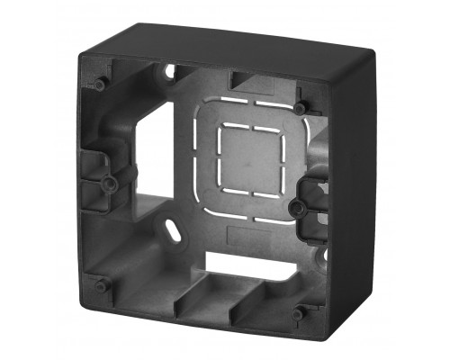 12-6101-05 ЭРА Коробка наклад. монтажа 1 пост, Эра12, антрацит