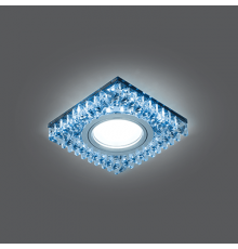 Светильник Gauss Backlight BL032 Квадрат. Черн.Кристал/Хром, Gu5.3, LED 4100K 1/40