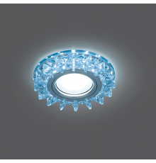 Светильник Gauss Backlight BL038 Кругл. Кристалл/Хром, Gu5.3, LED 4100K 1/40