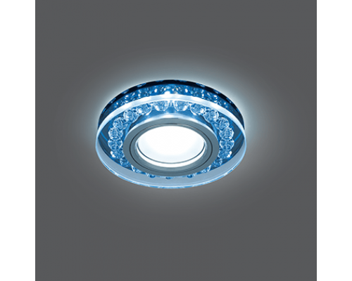 Светильник Gauss Backlight BL047 Кругл. Черный/Кристалл/Хром, Gu5.3, LED 4100K 1/40