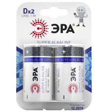 Батарейки ЭРА LR20-2BL SUPER Alkaline