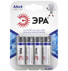 Батарейки ЭРА LR6-4BL SUPER Alkaline
