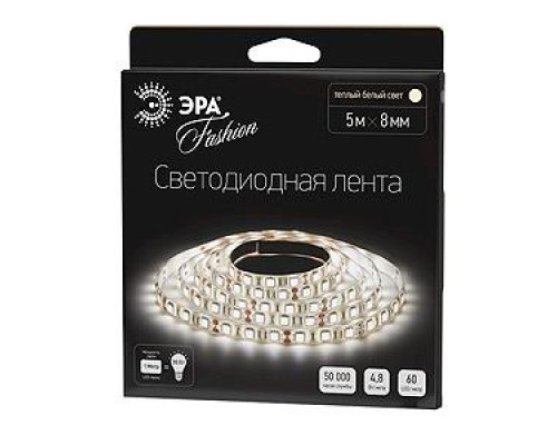 ЭРА Лента светодиодная LS3528-60LED-IP20-WW-5m