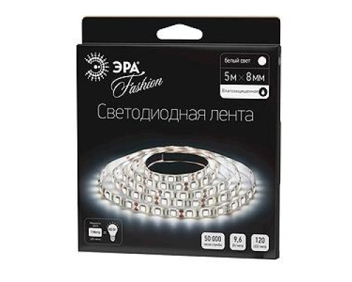 ЭРА Лента светодиодная LS3528-120LED-IP65-W-5m