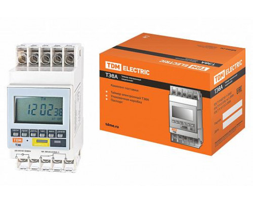 Таймер электронный ТЭ8A-1мин/7дн-8on/off-16А-DIN TDM  с доставкой по Санкт-Петербургу и по всей России.