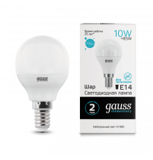 Лампа Gauss LED Elementary Globe 10W E14 4100K