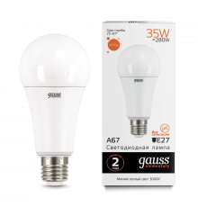 Лампа Gauss LED Elementary A67 35W E27 3000K