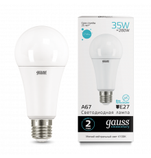 Лампа Gauss LED Elementary A67 35W E27 4100K