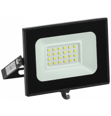 Прожектор светодиодный СДО 06-20 IP65 6500K черный IEK